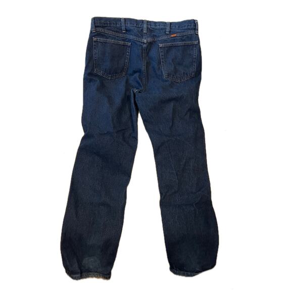 Rustler Blue Straight Leg Jeans Mens 38x34 - Picture 2 of 4